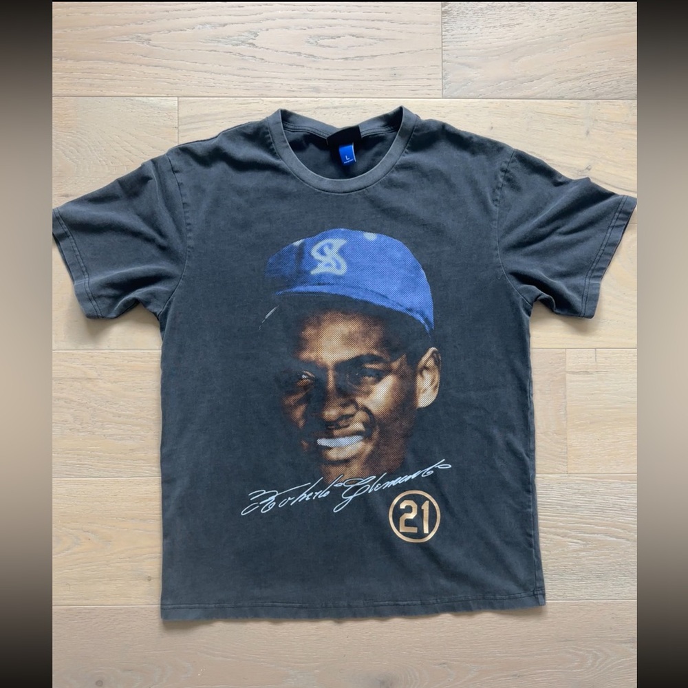 Roberto Clemente Ebbets Field Flannels shirt size Large